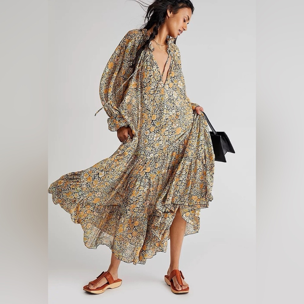 Free People Feeling Groovy Maxi Dress XS